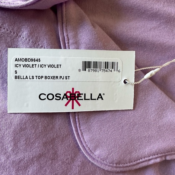 Cosabella Long Sleeve Top and Boxer pajama set - Picture 4 of 4